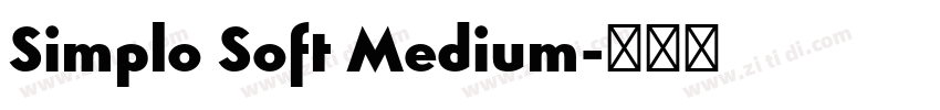 Simplo Soft Medium字体转换
